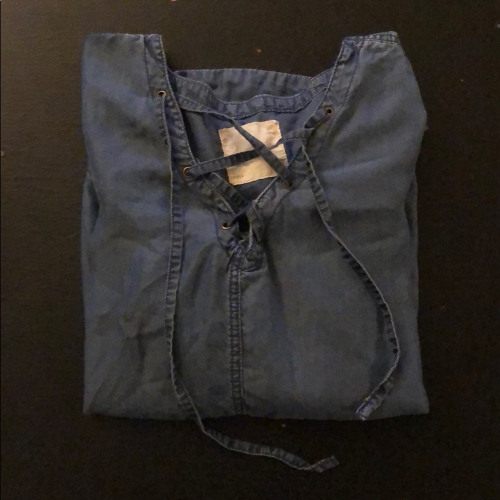 Long-sleeve Denim Shirt